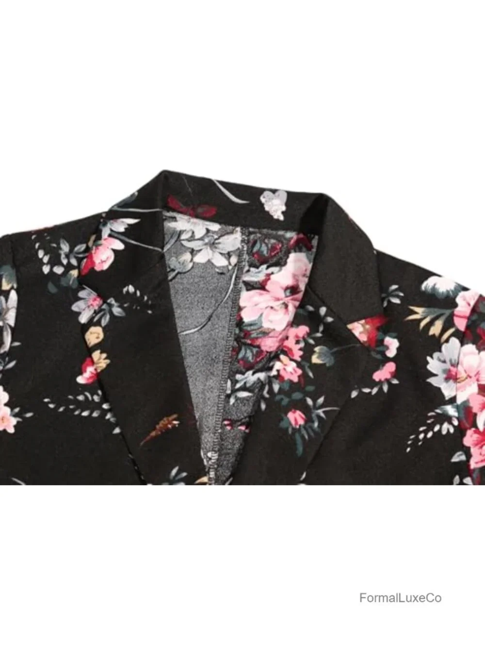 Long Sleeve Button Front Blazer Notch Lapel Casual Work Office Suit Jackets